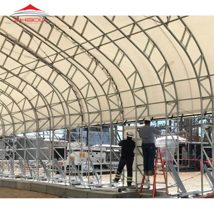 China 30x60ft ODM Wind Load motorcycle shed rain shelter fabrication for hangar for sale - Image 4