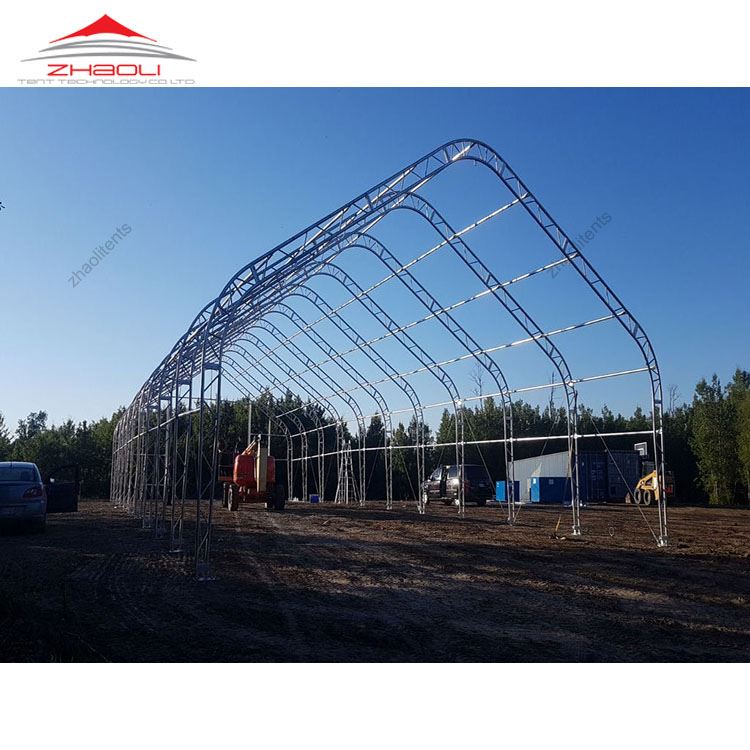 Wholesale Dome Storage Tent Customized Structure Steel Fabrication Building 0.55Kn Wind Snow Loading Hot Dip Truss